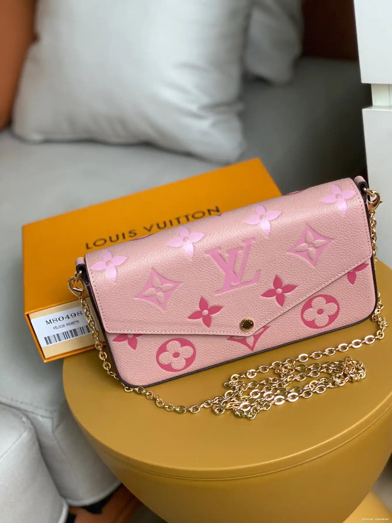 Official oldcobbler POCHETTE LOUIS FÉLICIE VUITTON 0522